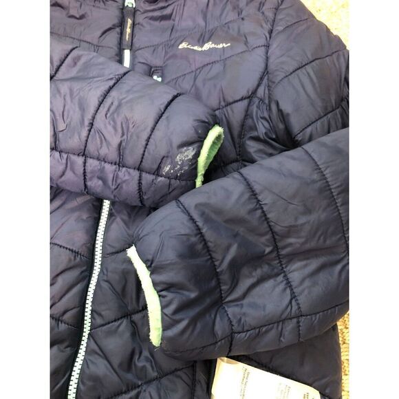 EDDIE BAUER Jacket Kids Size Medium (10/12) Blue Youth Deer Harbor Reversible - Picture 12 of 14